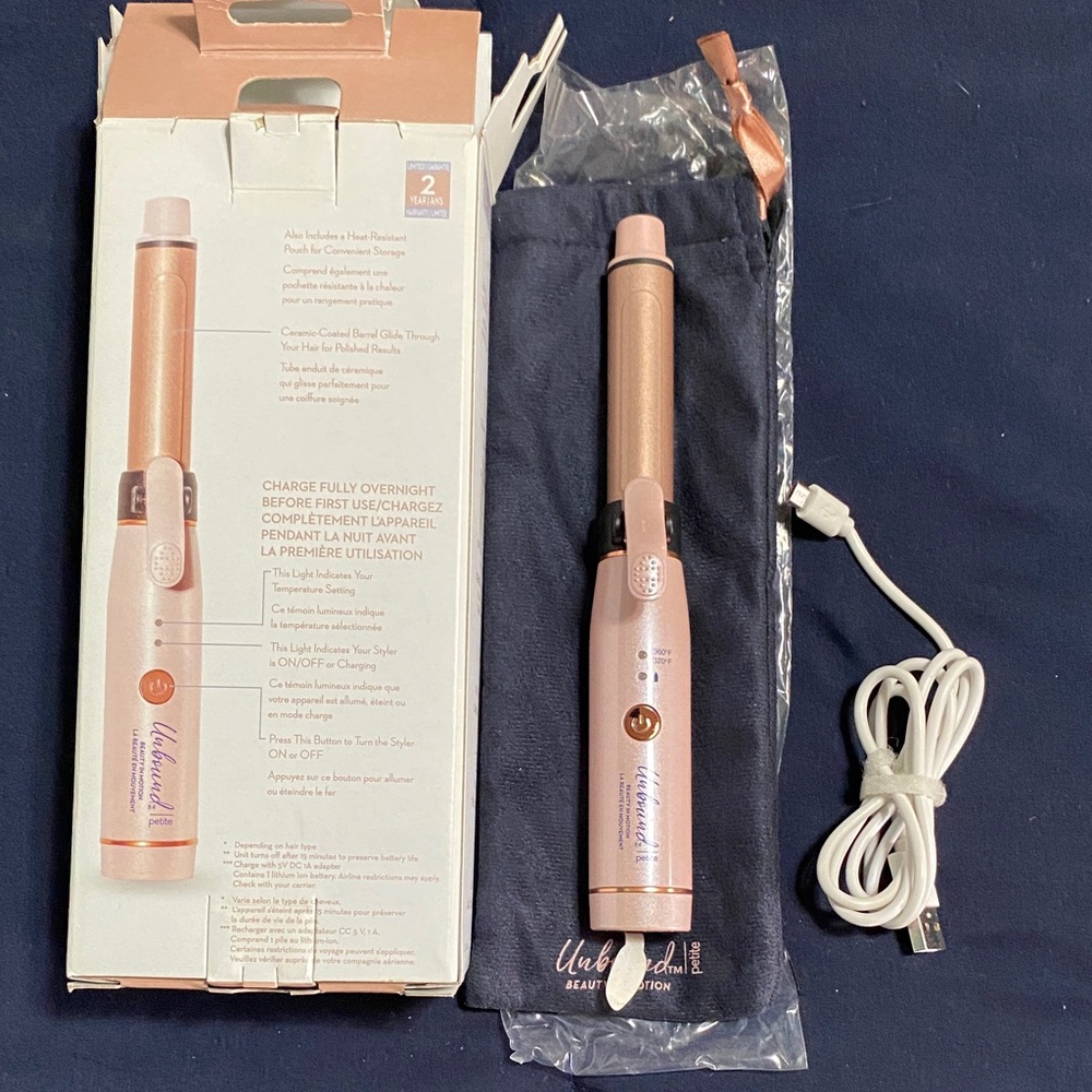Conair Unbound Beauty in Motion Cordless Auto Curler - Rose Gold